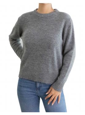 Maglioncino girocollo tinta unita 